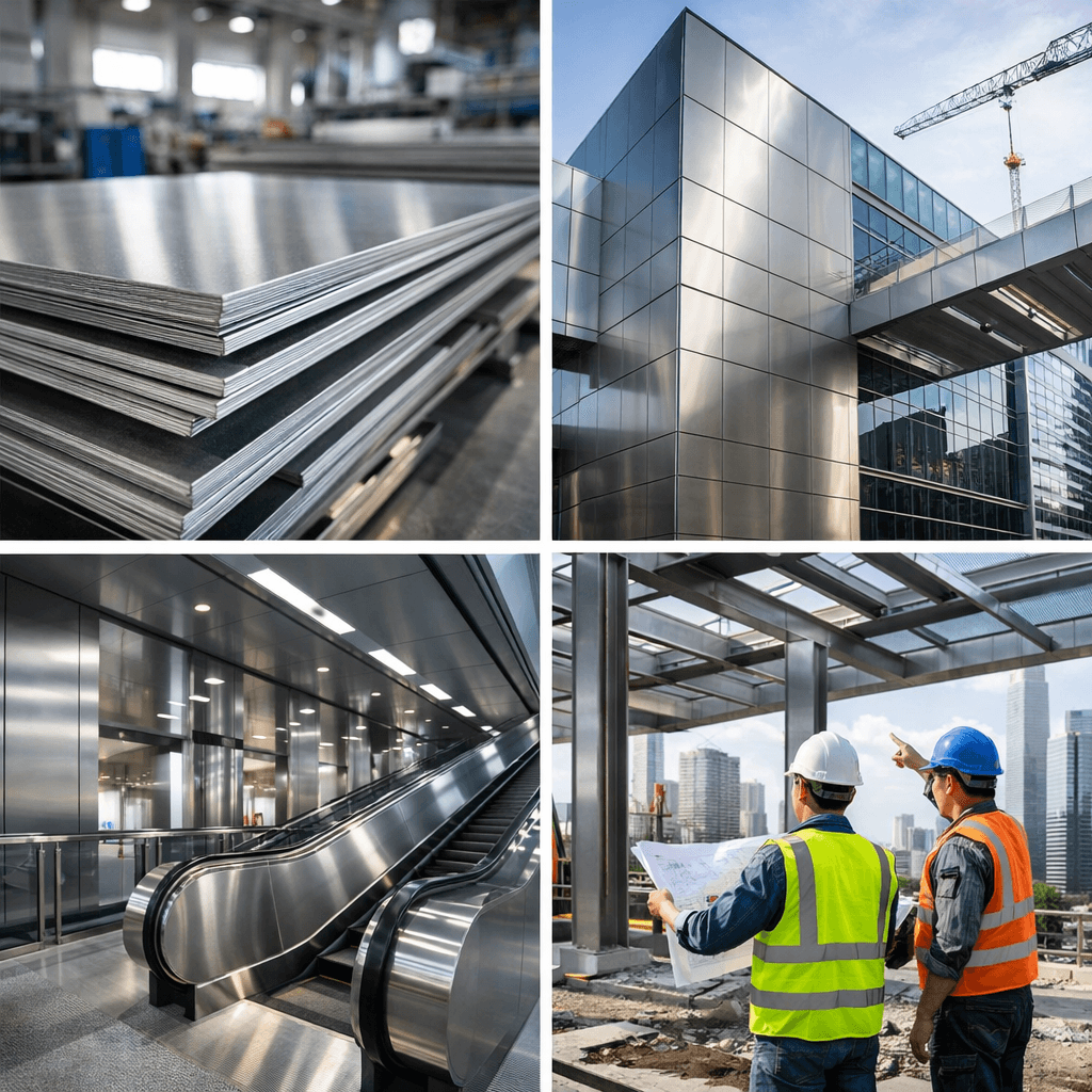 304 Stainless Steel Plate for Construction: Properties, Advantages, and Applications